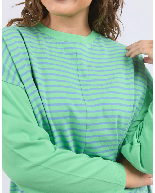 Elm Kova Sweatshirt Style Tee Dublin Green