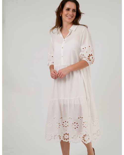 PRESALE - Stella and Gemma Lainey Dress White DUE OCTOBER