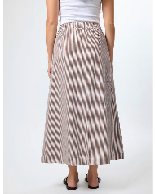 Stella and Gemma Leena Skirt Choc Stripe