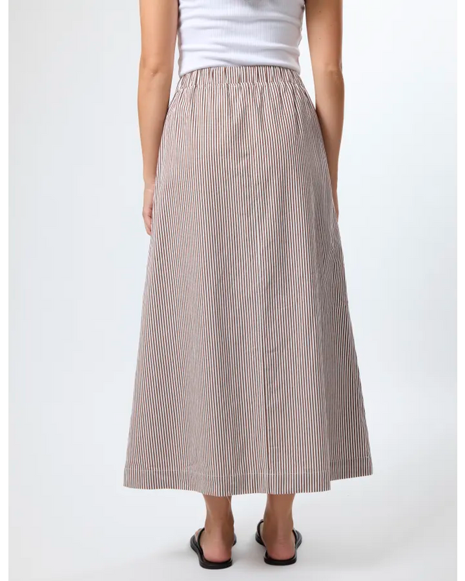 Stella and Gemma Leena Skirt Choc Stripe