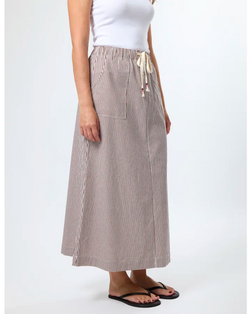 Stella and Gemma Leena Skirt Choc Stripe