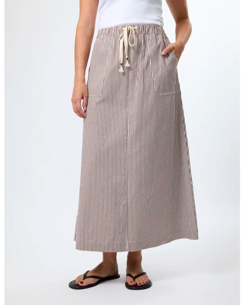 Stella and Gemma Leena Skirt Choc Stripe
