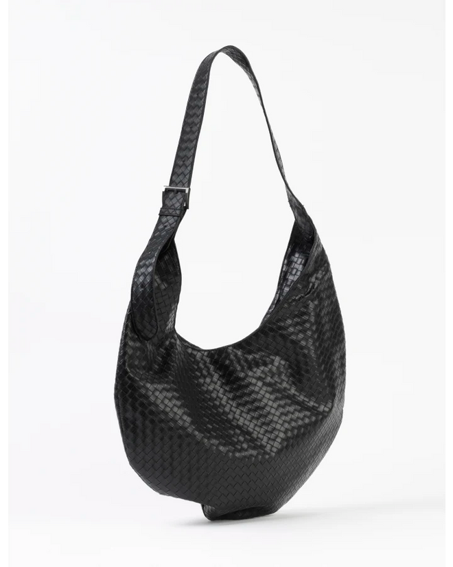 Stella and Gemma Lennox Woven Bag Black