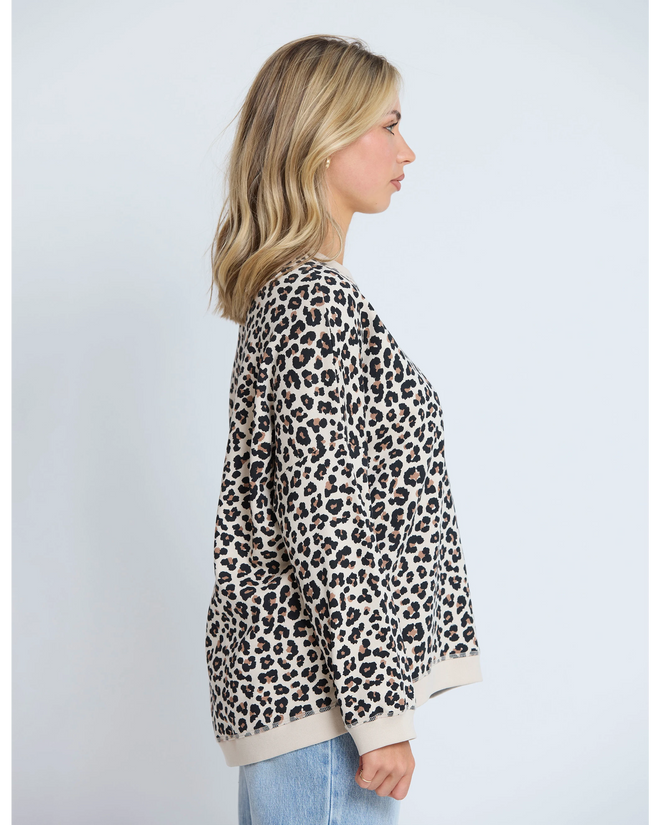 Stella and Gemma Leopard Newport Sweatshirt