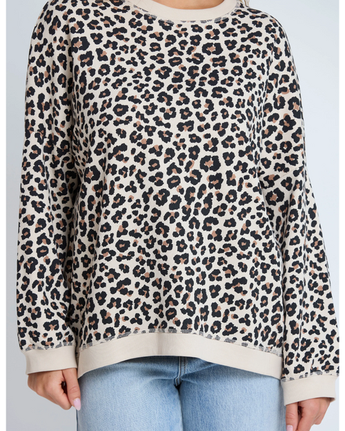 Stella and Gemma Leopard Newport Sweatshirt