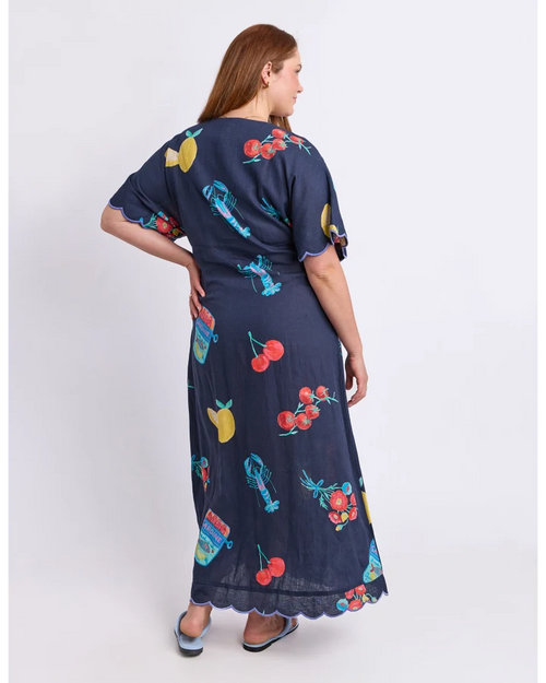 Elm Market Dress Navy