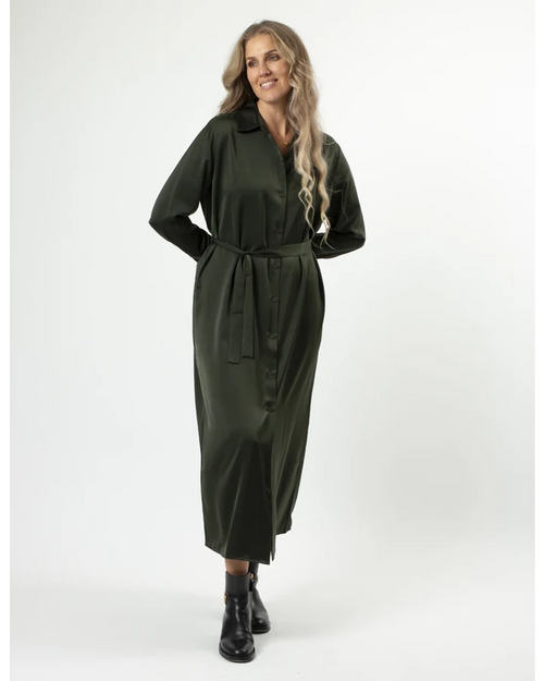 Stella and Gemma Maya Dress Khaki Green