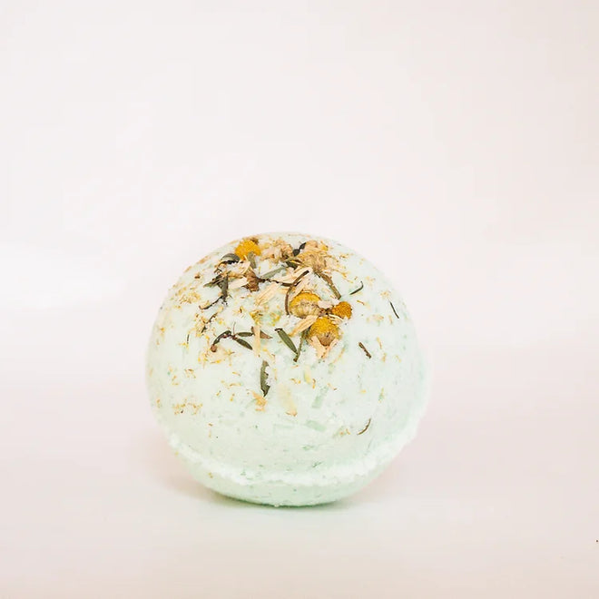 Botanical Mint Manuka and Chamomile Bath Bomb