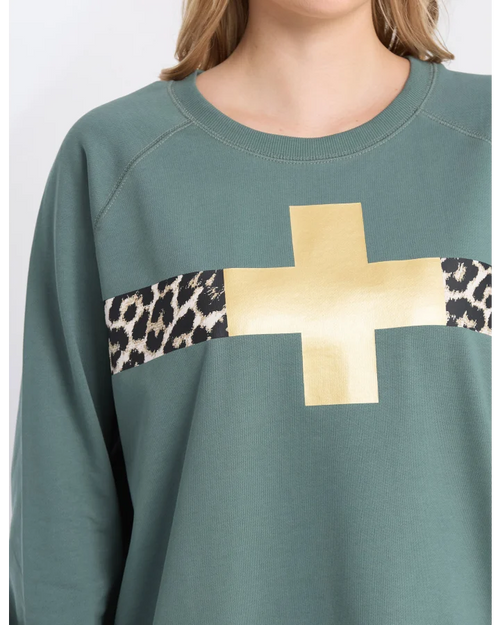 Stella and Gemma Classic Sweatshirt Moss Star Crossed