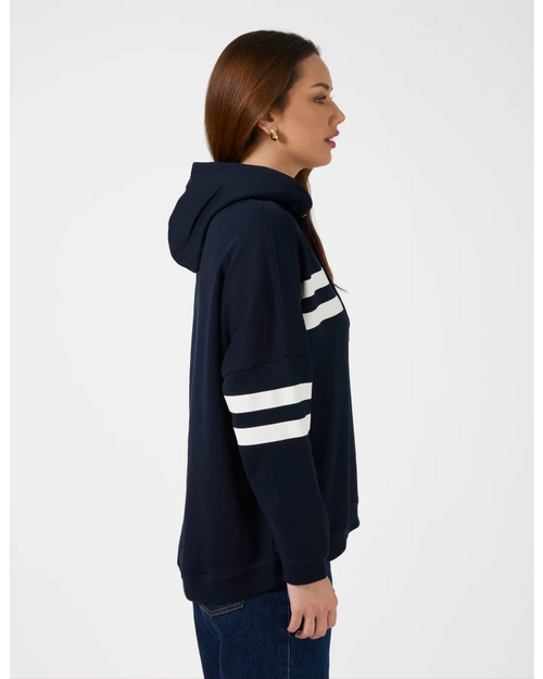 Stella and Gemma Newport Hoodie Navy Banner
