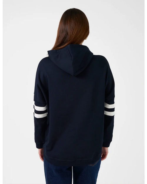 Stella and Gemma Newport Hoodie Navy Banner