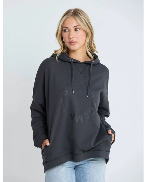 Stella and Gemma Newport Hoodie Aged Black