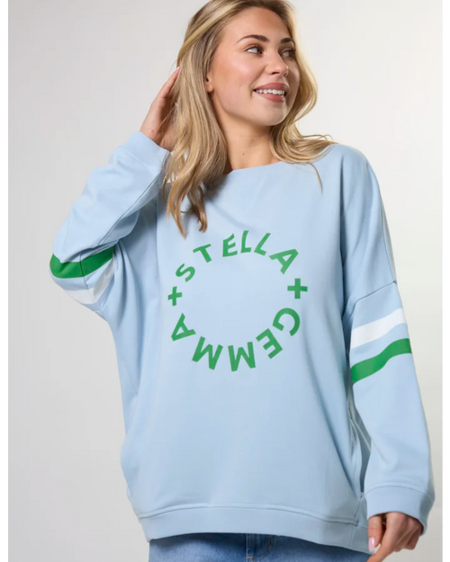 Stella and Gemma Newport Sweatshirt Sky Blue Rotation