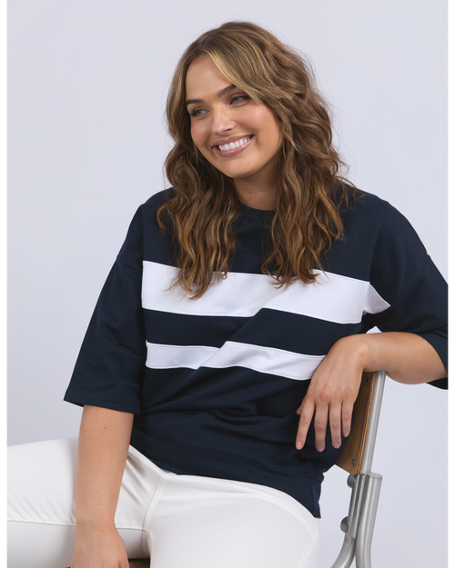 Elm Nico Sweat Navy