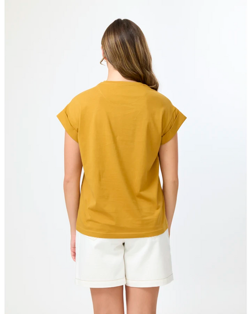 PREORDER - Stella and Gemma Cuff Palm Tile Sunbaked T Shirt DUE OCTOBER
