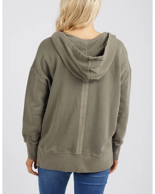 Elm Paris Hoodie Khaki