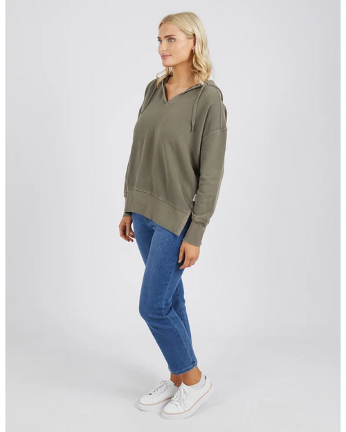 Elm Paris Hoodie Khaki