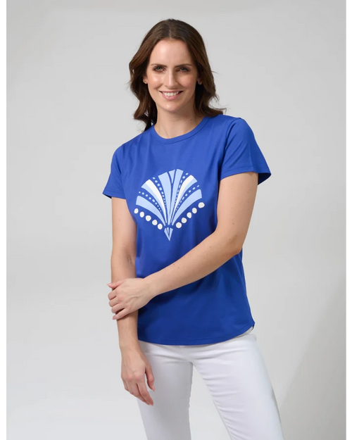 Stella and Gemma Palermo Passion Electric Blue Classic T Shirt