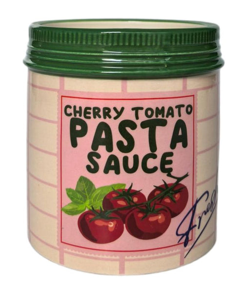 Pasta Sauce Planter Red & Pink 11.5cm