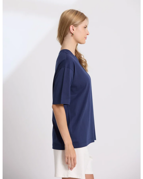 Stella and Gemma Porter Navy T Shirt