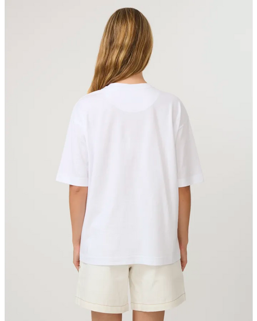 Stella and Gemma Porter T Shirt White Star Femme Leopard