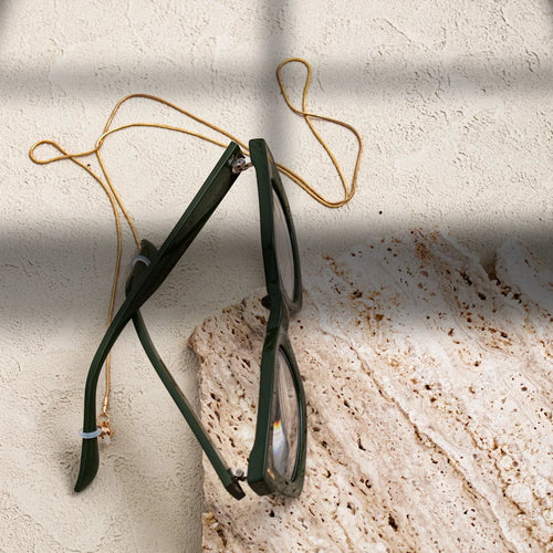 Simple Glasses Chain Gold