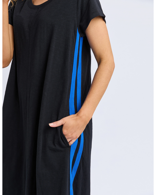 Foxwood Recovery Dress Black Blue