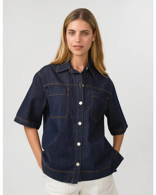 Stella and Gemma Reese Denim Shirt Indigo