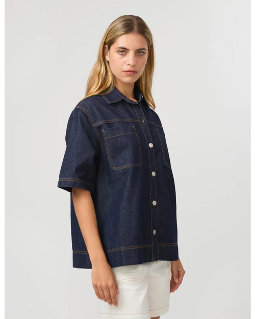 Stella and Gemma Reese Denim Shirt Indigo