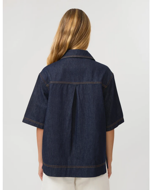 Stella and Gemma Reese Denim Shirt Indigo