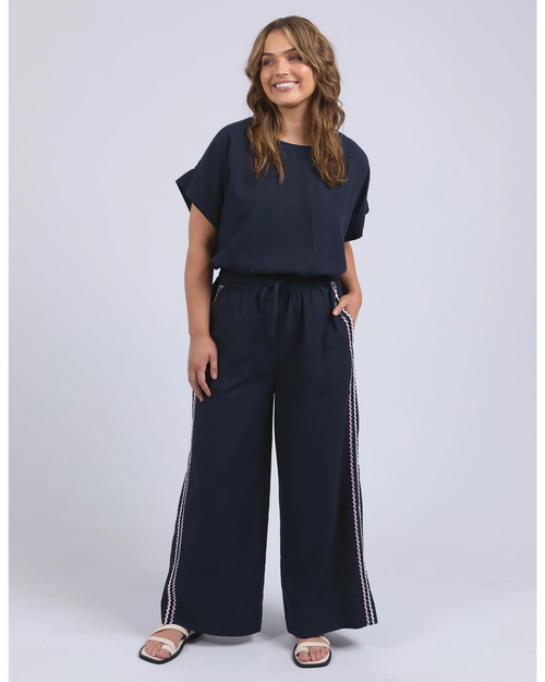Elm Ric Rac Pants Navy