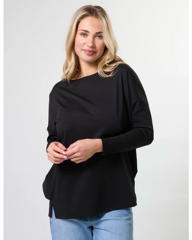 Stella and Gemma Robin Top Black