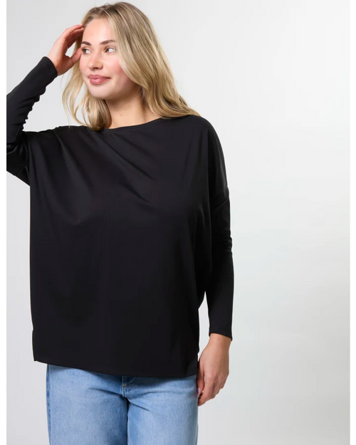 Stella and Gemma Robin Top Black