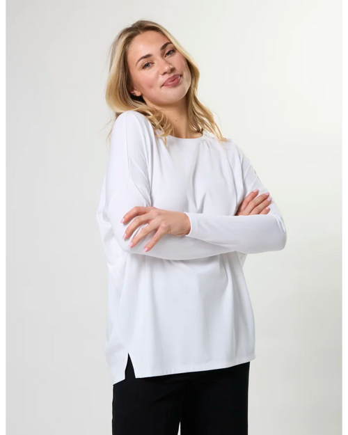 Stella and Gemma Robin Top White