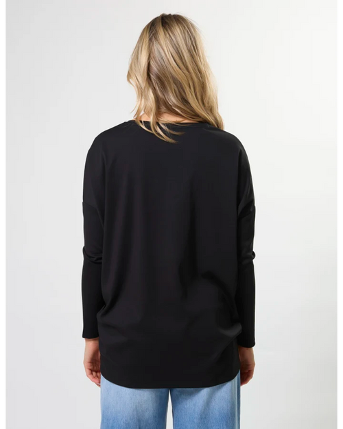 Stella and Gemma Robin Top Black