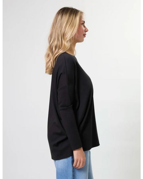 Stella and Gemma Robin Top Black