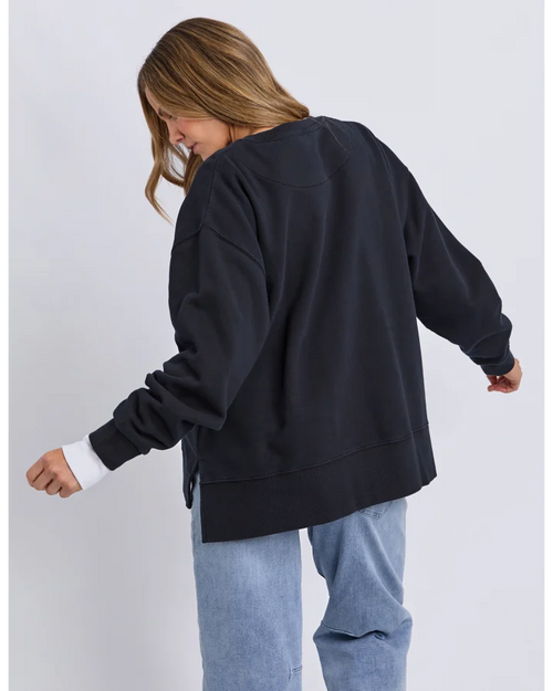 Foxwood Rosa Crew Sweatshirt Black