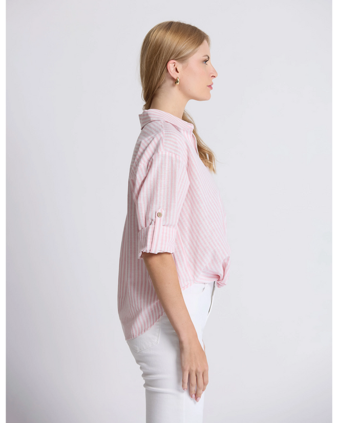 Stella and Gemma On Repeat Blouse Rose Stripe