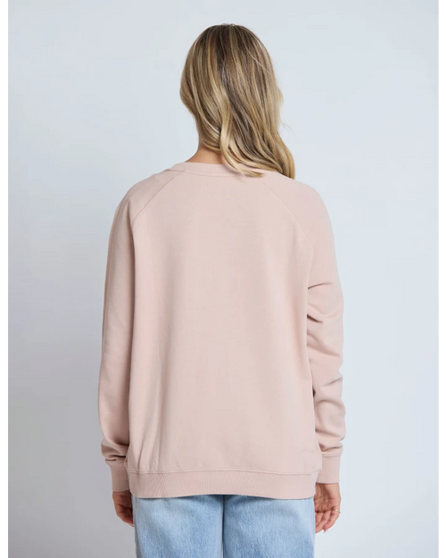 Stella and Gemma Classic Antique Rose Round Logo Sweatshirt