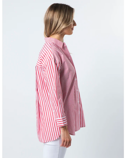 Stella and Gemma Essentials Shirt Ruby Stripes