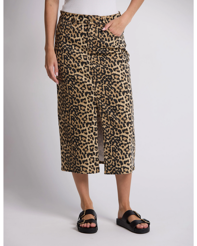 Stella and Gemma Ryder Skirt Leopard