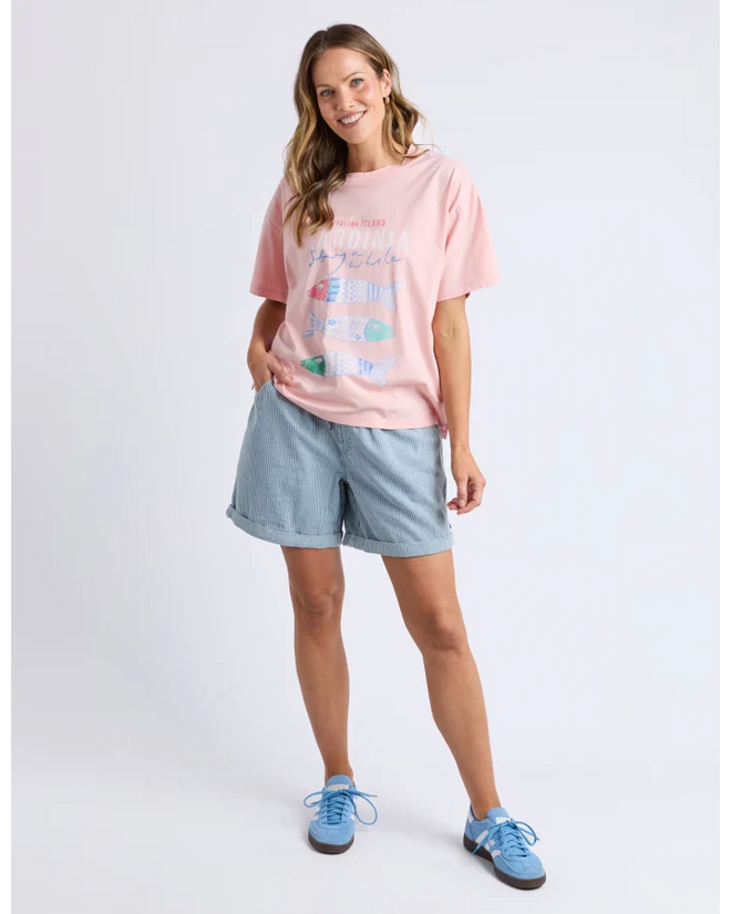 Elm Sardinia T Shirt Light Pink
