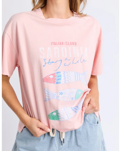 Elm Sardinia T Shirt Light Pink