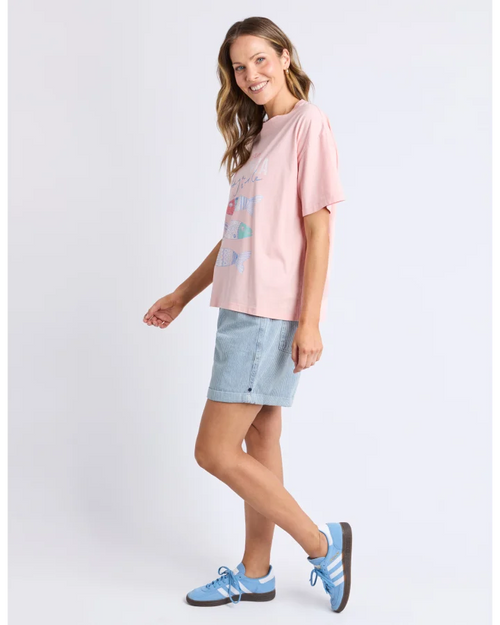 Elm Sardinia T Shirt Light Pink