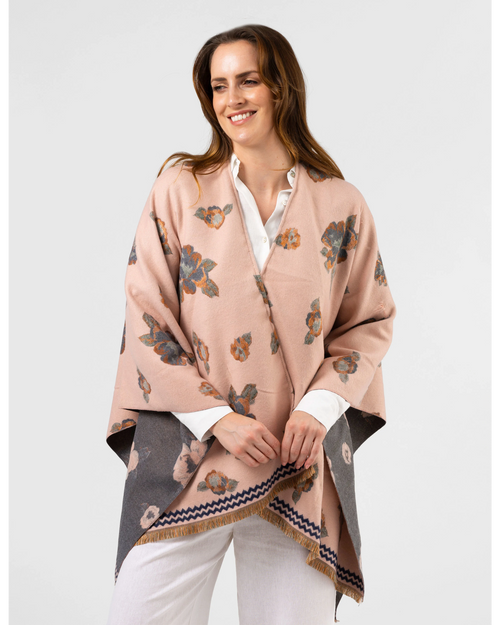 Stella and Gemma Scarf Blush Floral