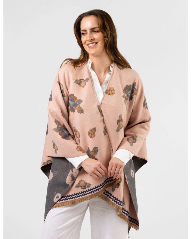 Stella and Gemma Scarf Blush Floral