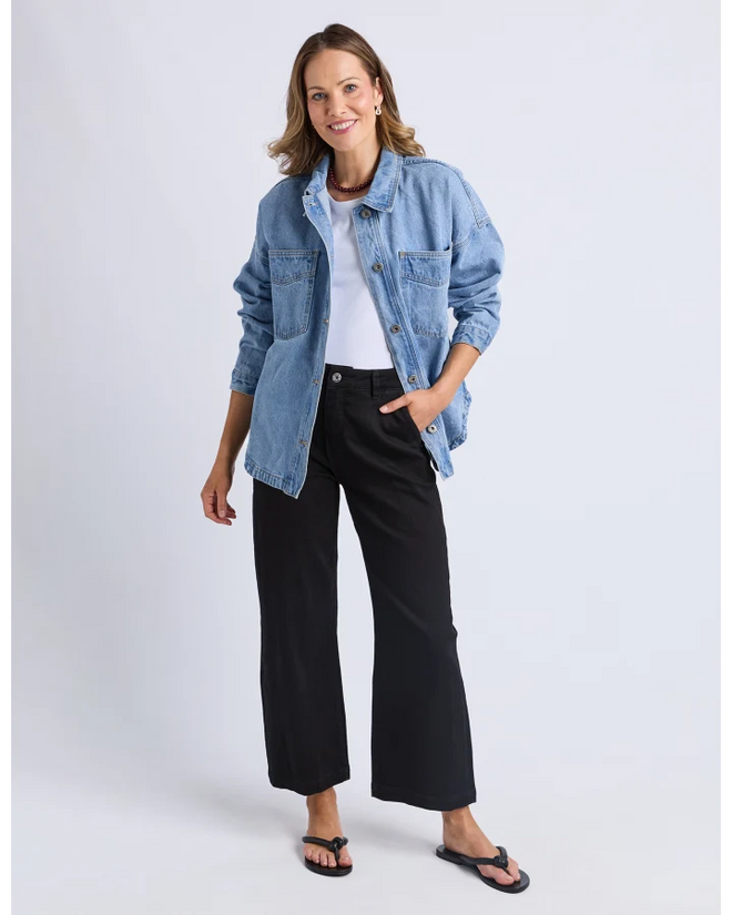 Elm Laura Denim Shacket