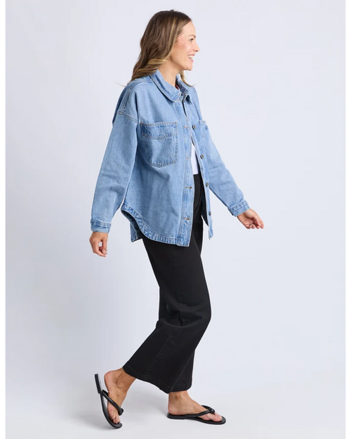 Elm Laura Denim Shacket