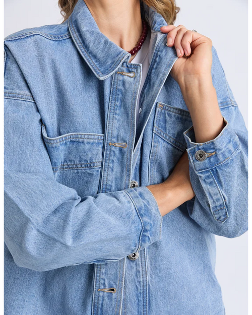 Elm Laura Denim Shacket