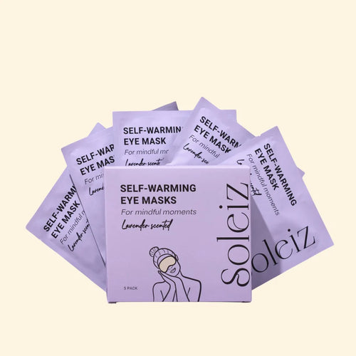 Soleiz Self Warming Eye Mask Lavender 5 Pack